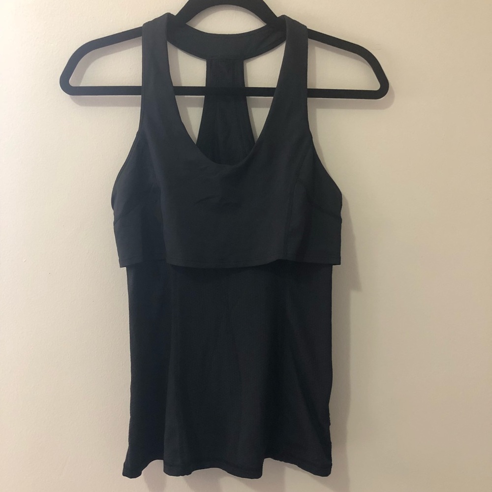 Lululemon black workout tank
